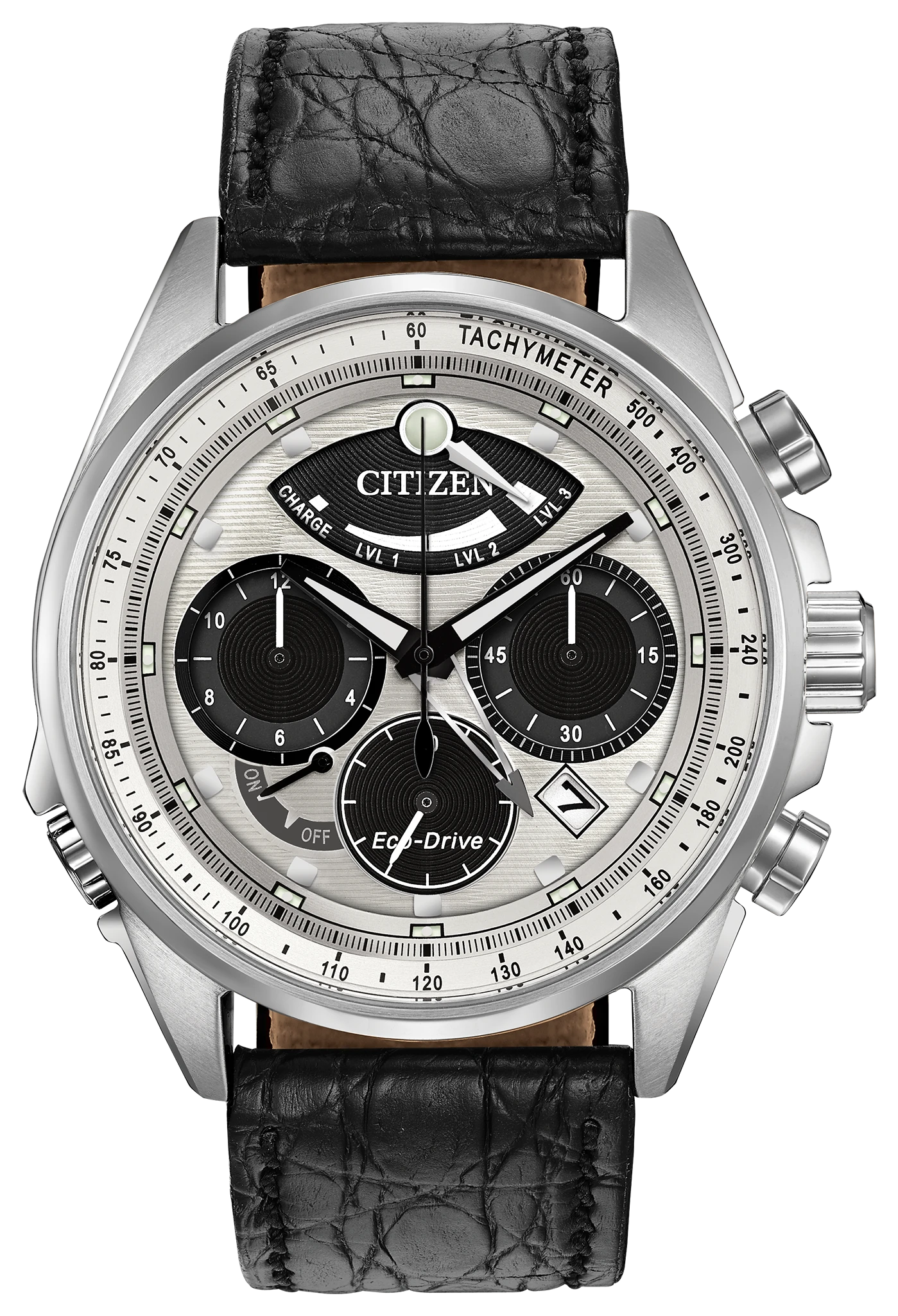 Caliber 2100 Silver-Tone Dial Genuine Crocodile Strap AV0060-00A